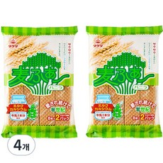 大麥威化夾心餅 香草風味, 120g, 4袋