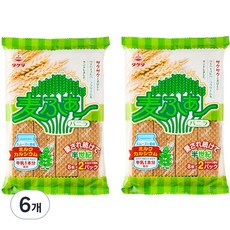 大麥威化夾心餅 香草風味, 120g, 6袋