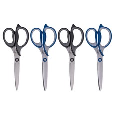 deLi 得力 人體工學多用途剪刀 中型 D02011, 4個, 隨機出貨