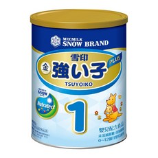 SNOW 雪印 金強子1號 PLUS嬰兒配方食品 奶粉 0~12月, 900g, 1罐