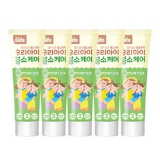 kids safe 我們孩子的含氟護理牙膏 1~6歲, 60g, 5個