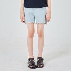 SPOON 女童涼爽冰感丹寧褲