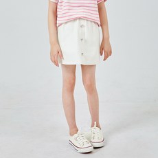 SPOON 女童鈕扣裙