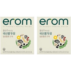 이롬 황성주 박사의 국산콩 두유 검은콩과 17곡, 190ml, 48개