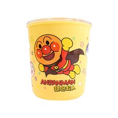 ANPANMAN 麵包超人 可愛不鏽鋼水杯 附蓋子, AN52901b 黃色, 1個, 330ml