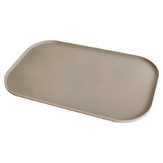 Obrus 寵物防漏餐墊 矽膠材質 長44x寬27cm, 奶昔白, 1個