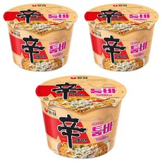 신라면 툼바 큰사발면 113g, 3개