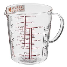 HARIO 耐熱玻璃單柄量杯 500ml, 1個