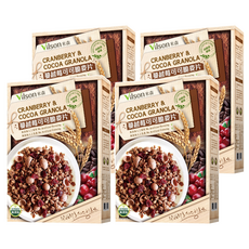 Vilson 米森 蔓越莓可可脆麥片, 350g, 4盒