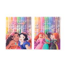 kumhong 迪士尼公主彩色鉛筆隨機發貨, 12 種顏色, 2個