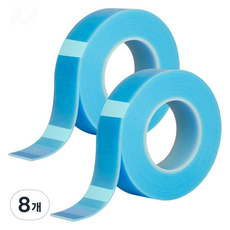 알로데 컬러 나노 매직 양면테이프 5cm x 1m, TYPE10 블루, 8개