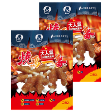 燒鳥一番 犬用零食, 2.5吋皮骨棒包肉, 2袋