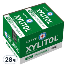 LOTTE 樂天 原味木糖醇口香糖, 23g, 28盒