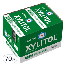 LOTTE 樂天 原味木糖醇口香糖, 23g, 70盒