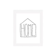 페이퍼액자 홈 화이트