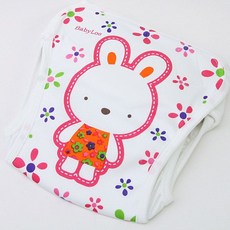 babybear 兔子印花尿布兜 白色, 1件
