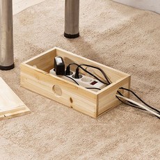 4MERIT 雪松木電線整理盒 中, 1個