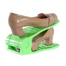 슈즈정리&수납_5_3_2pcs_신발정리대, 그린