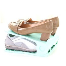 슈즈정리&수납_5_4_2pcs_신발정리대, 스카이블루