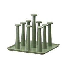 컵 건조대 9, 그린, 1개