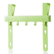 다목적 문 후크 랙 34 3pcs, 그린