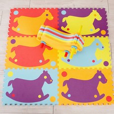 BB Art Play Mat 흔들말 셋트 6피스