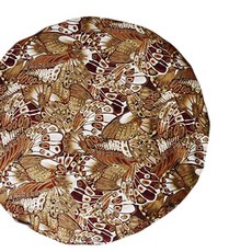 Oa蝴蝶圓形坐墊(坐墊套), 棕色