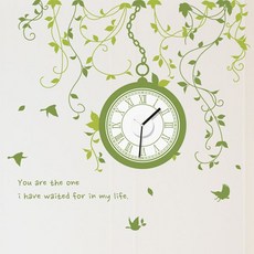 [메이크스] 정원 시계B, 브라운