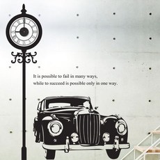 [메이크스] 클래식 시계B, 블랙