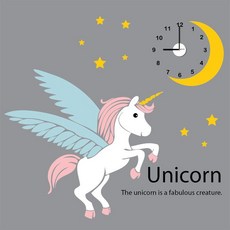 [메이크스] 유니콘시계B, 그레이