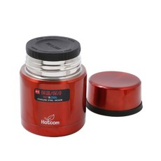 핫콤보온도시락&죽통(yj-188, 적색, 350ml, 1개