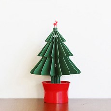 Healing Pot不織布加濕器 樹 深綠色+紅色, 1個