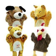 Little Cabin 4種故事幫手（狗熊雞狐狸）, 1套