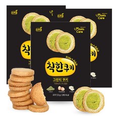 프로엠 착한쿠키, 그린티, 53g, 3개