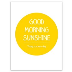 인테리어포스터14 good morning