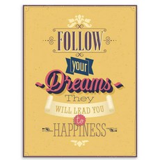 인테리어포스터3 follow your dreams