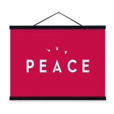 인테리어포스터10 peace, 레드