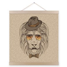 인테리어포스터4 신사사자