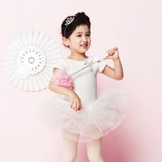 프리티발레 프리티 화이트 리본 발레복