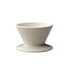 킨토 SCS-02-BR-WH BREWER 브루 드리퍼 2컵, 1개