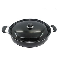 애니쿡 코팅 튀김팬 뚜껑포함, 55cm, 1개