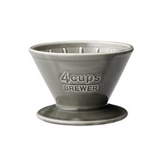 킨토 SCS-04-BR-GY BREWER 브루 드리퍼 4컵, 1개