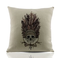 인티언스컬 쿠션커버_3