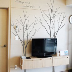 메이크스 그래픽스티커 - 나무의 추억, 화이트