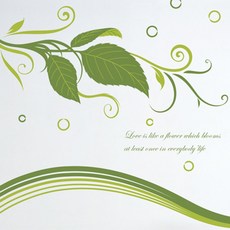 Makes 圖形貼紙 - 樹葉藝術 B款, 深棕色+棕色