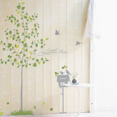 Makes 圖案貼紙 - 小樹, 灰色