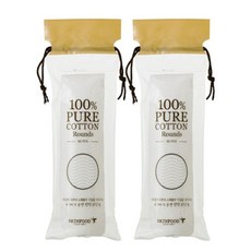 스킨푸드 100%순면원형화장솜, 90개입, 2개