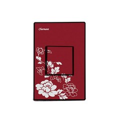 Charmant 1孔嵌入式開關, 酒紅色, 1個