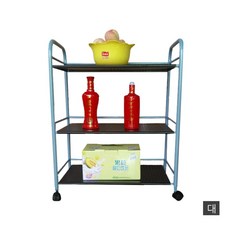 移動式3層置物架, 黑色的