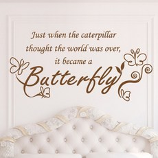 메이크스 그래픽스티커 - Butterfly, 그레이